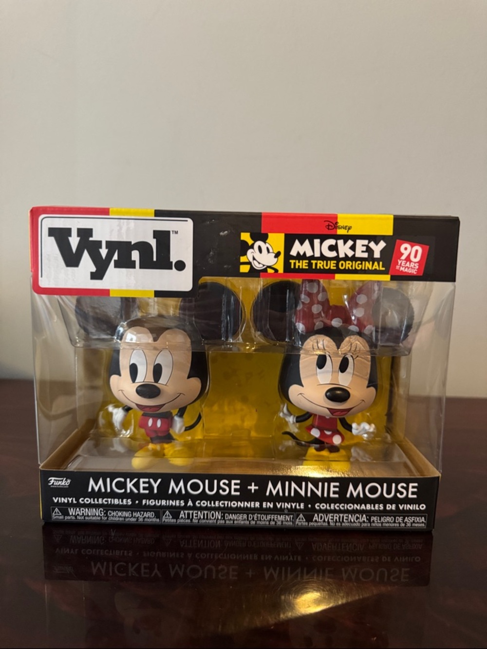 Funko Vynl. Mickey & Minnie Mouse Black Red Yellow